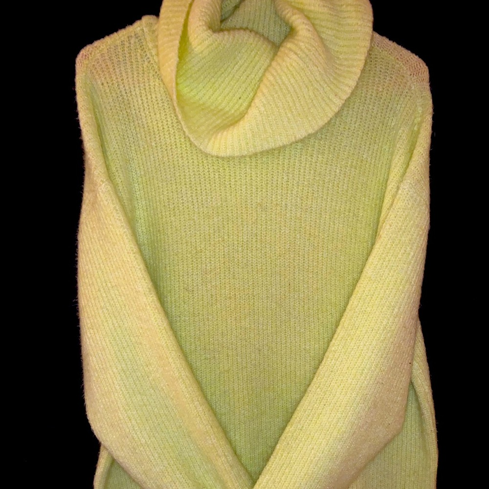 Neon yellow Loft sweater